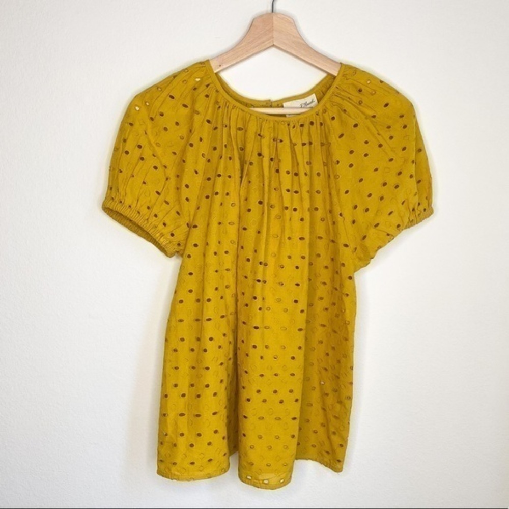 Universal Thread round neck eyelet blouse - image 1